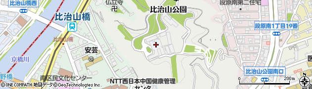 放射線影響研究所（公益財団法人）　臨床研究部看護課周辺の地図