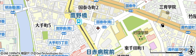 セブンイレブン広島千田町１丁目店周辺の地図