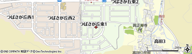 大阪府熊取町（泉南郡）つばさが丘東周辺の地図