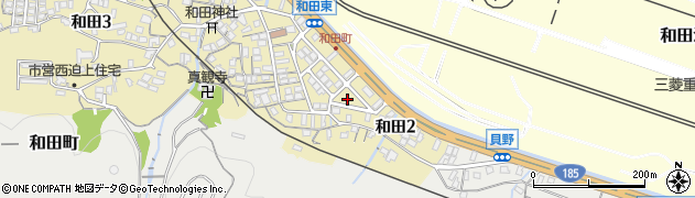和田公園周辺の地図