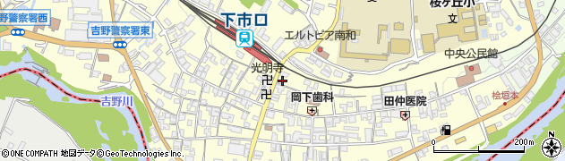 吉野警察署下渕交番周辺の地図
