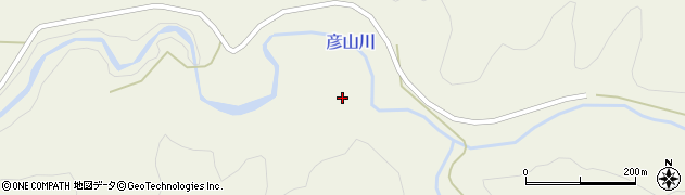 彦山川周辺の地図