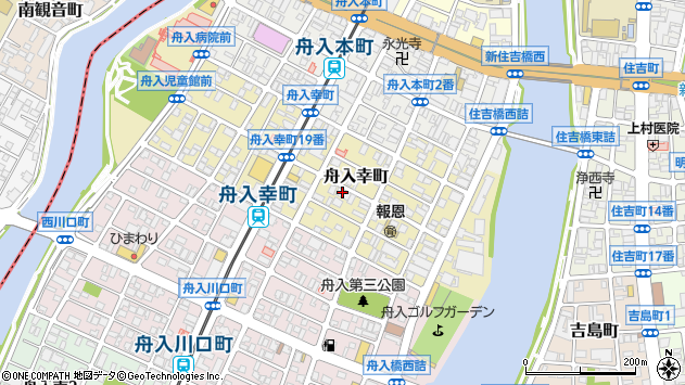〒730-0844 広島県広島市中区舟入幸町の地図