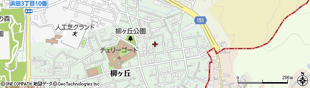 広島県安芸郡府中町柳ヶ丘13周辺の地図