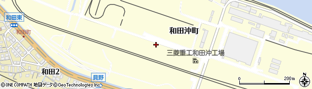 広島県三原市和田沖町周辺の地図