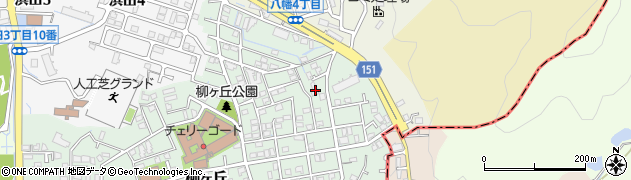 広島県安芸郡府中町柳ヶ丘7周辺の地図