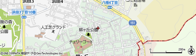 広島県安芸郡府中町柳ヶ丘14周辺の地図