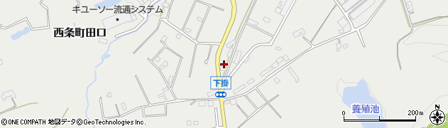 広島県東広島市西条町田口854周辺の地図