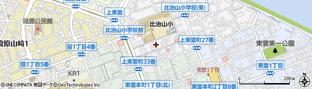 広島県広島市南区上東雲町31周辺の地図