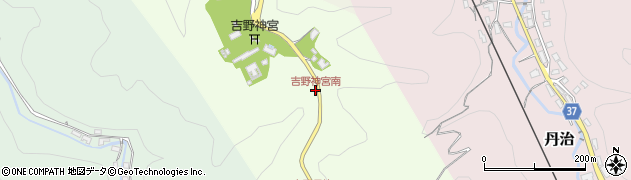 吉野神宮南周辺の地図