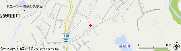 広島県東広島市西条町田口1周辺の地図