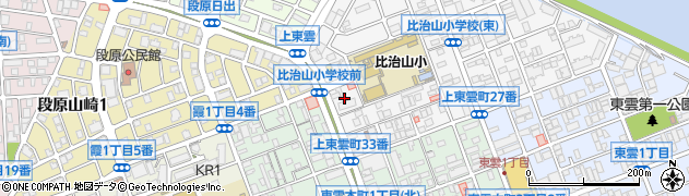広島県広島市南区上東雲町30周辺の地図