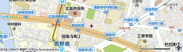 あいおいニッセイ同和損害保険株式会社　広島企業営業部営業課周辺の地図
