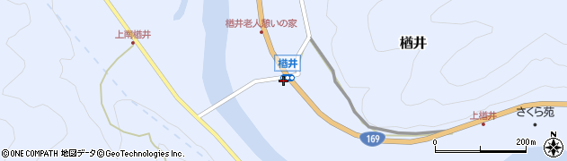 楢井周辺の地図