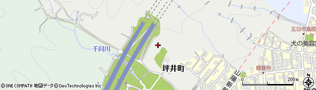 広島県広島市佐伯区坪井町周辺の地図