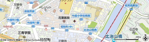 広島県広島市中区鶴見町13周辺の地図
