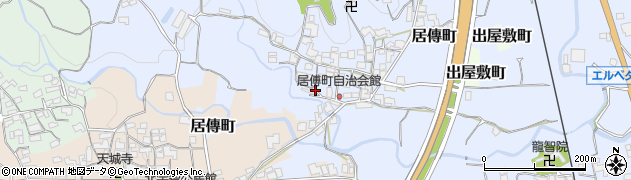 奈良県五條市居傳町周辺の地図