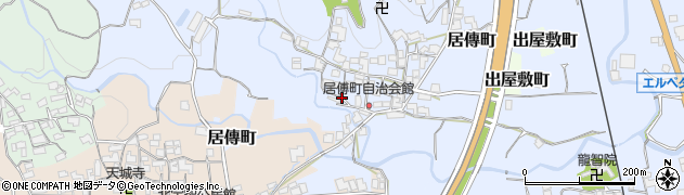 奈良県五條市居傳町周辺の地図
