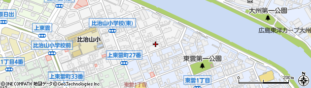 広島県広島市南区上東雲町24周辺の地図