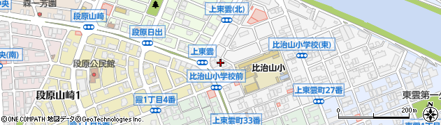 広島県広島市南区上東雲町8周辺の地図