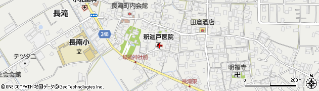 釈迦戸医院周辺の地図