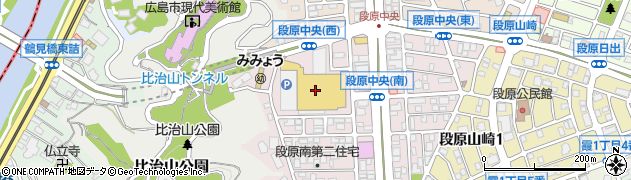 もみじ銀行広島段原ショッピングセンター ＡＴＭ周辺の地図