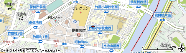 広島県広島市中区鶴見町7周辺の地図
