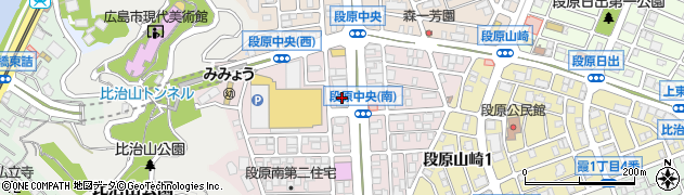 株式会社白洋舎　段原店周辺の地図