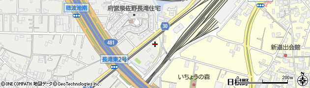 大阪府泉佐野市長滝2348周辺の地図