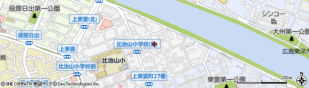 広島県広島市南区上東雲町20周辺の地図