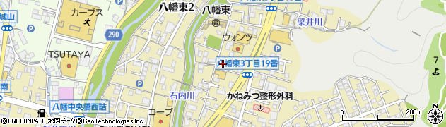 広島県広島市佐伯区八幡東周辺の地図