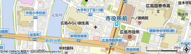 共栄火災海上保険株式会社　中国支店広島第二支社周辺の地図