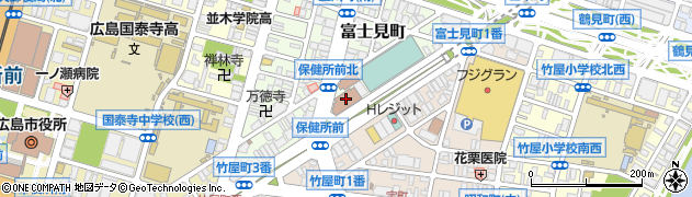 広島市保健所　食品保健課周辺の地図