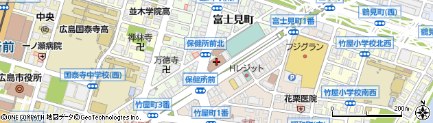 広島市保健所　医療政策課・医務係・薬務係周辺の地図