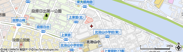 広島県広島市南区上東雲町5周辺の地図