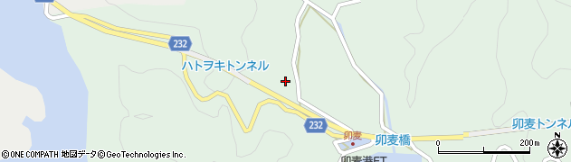 長崎県対馬市豊玉町卯麦周辺の地図