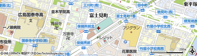 広島東警察署周辺の地図