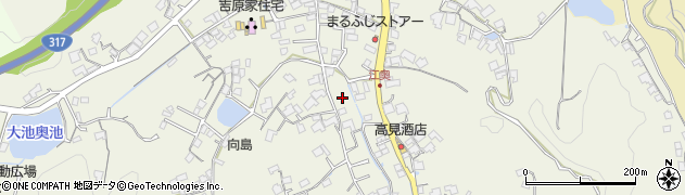 広島県尾道市向島町（江ノ奥）周辺の地図
