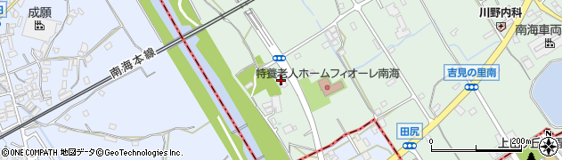 田尻町葬祭場周辺の地図