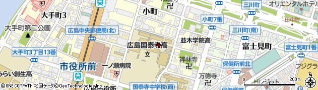 広島県立広島国泰寺高等学校周辺の地図