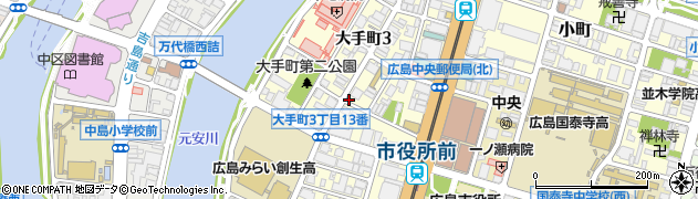 株式会社アドバンスネット成和広島支店周辺の地図