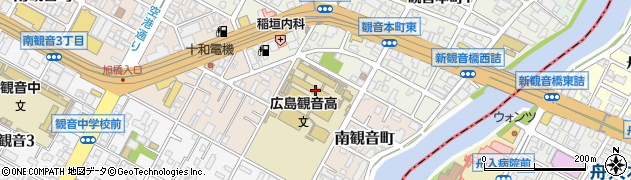 広島県立広島観音高等学校周辺の地図