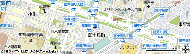 広島信用金庫　本店お客様相談室周辺の地図