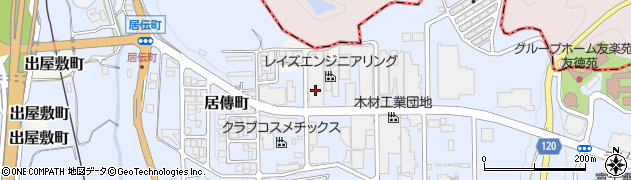 奈良木材株式会社周辺の地図