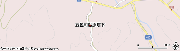 兵庫県洲本市五色町鮎原塔下周辺の地図