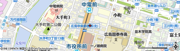 ダイワロイネットホテル広島周辺の地図