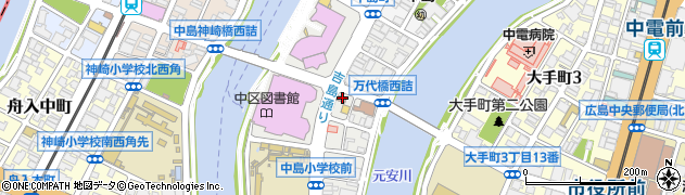 広島加古町郵便局周辺の地図