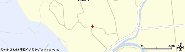 山口県長門市日置下805周辺の地図