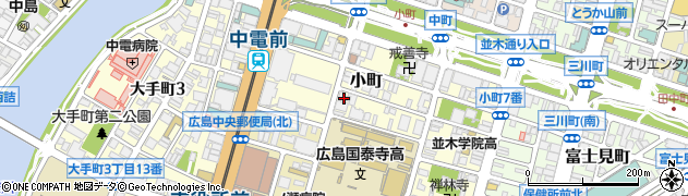 ウィークリーイン広島平和通り周辺の地図