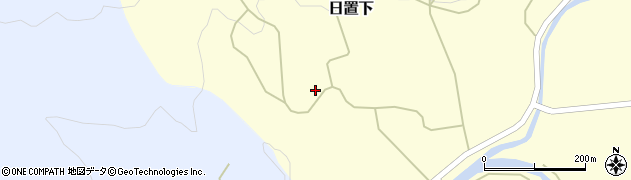 山口県長門市日置下793周辺の地図